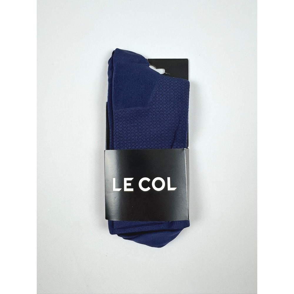 Le Col Cycling Socks Navy L/XL New With Tags